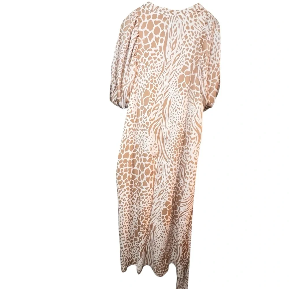 Anna Tylor /Mixed Animal Print Tie Waist Shirtdress/ Best Seller/ New / Size L - Picture 5 of 6